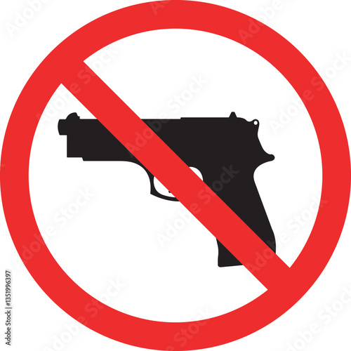 no weapon sign