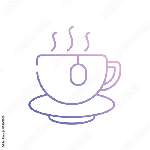 Tea vector icon stock illustration 
