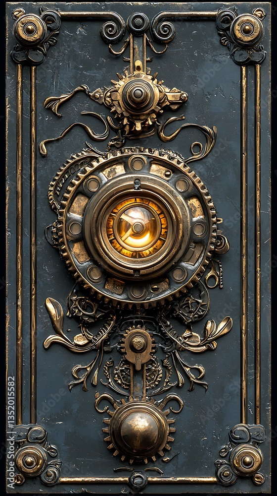 Victorian inspired gear mechanism high resolution picture Victorian inspired gear mechanism high resolution picture