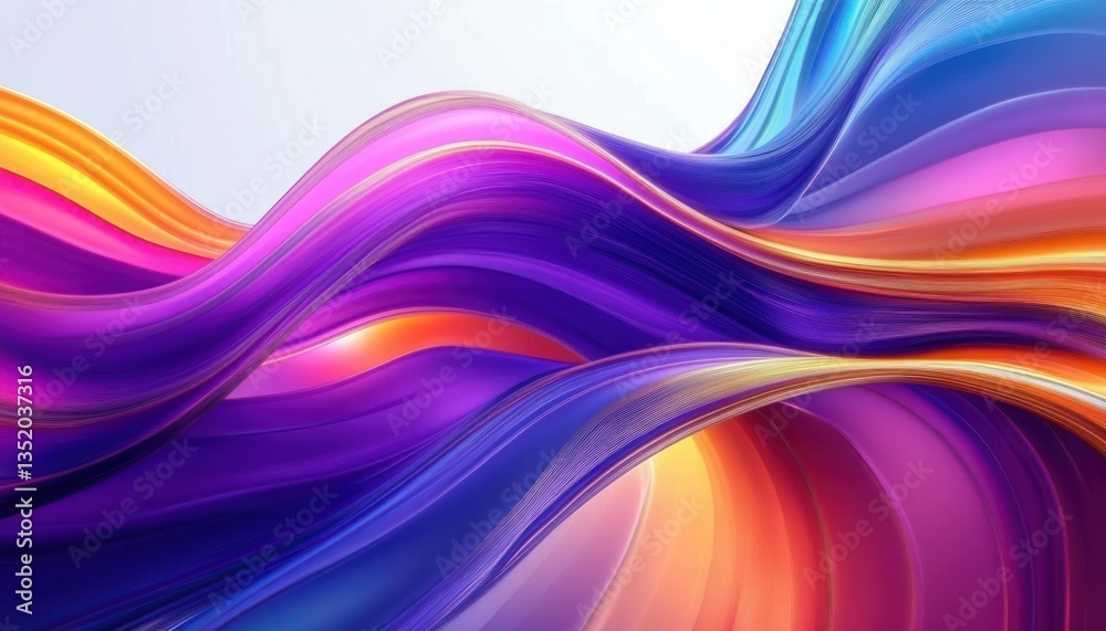 Vibrant Abstract Fluid Art Dynamic Colorful Ribbons Energetic Flow Modern Design Gorgeous Texture Motion Vibrant Abstract Fluid Art Dynamic Colorful Ribbons Energetic Flow Modern Design Gorgeous Texture Motion