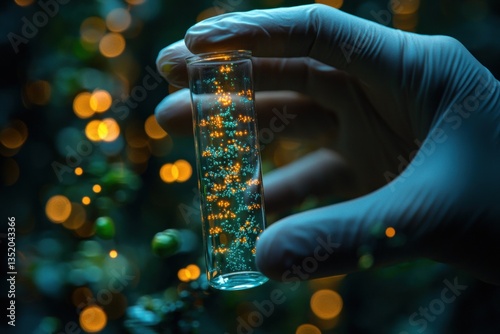 Water Pollution Microplastics Global Warming Science Experiment Test Tube Water Sample Environment Ecosystem Research