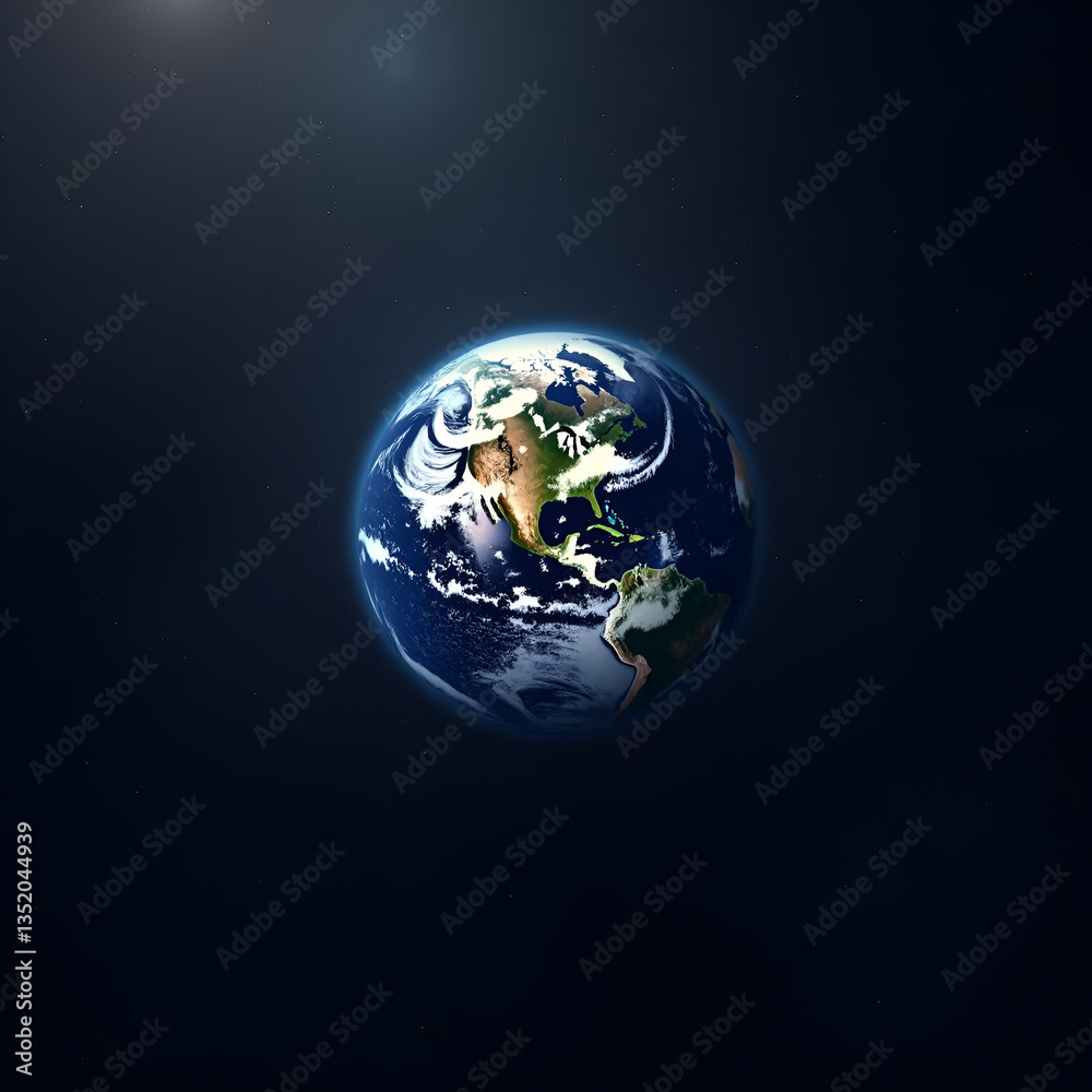 Fototapeta premium planet earth in space