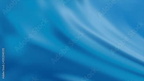 Elegant Blue Gradient Background with Subtle Wave Pattern and Soft Blur