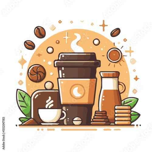 coffee, drink, cafe, espresso, background, cup, beverage, food, caffeine, aroma, mug, morning, hot, breakfast, closeup, black, dark, brown, white, design, mocha, cappuccino, fresh, latte, isolated, br