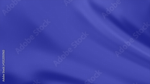 Elegant Blue Fabric Background with Subtle Dotted Texture and Smooth Folds