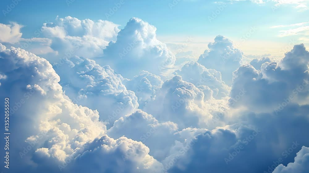 Majestic clouds evolving in timelapse: capturing sky's dynamic beauty at dawn