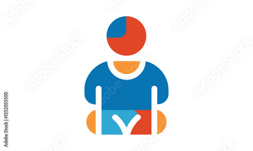 Meditating Person Relaxation Yoga Icon