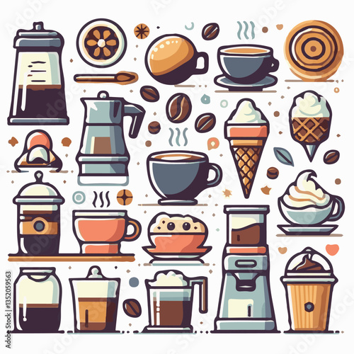coffee, drink, cafe, espresso, background, cup, beverage, food, caffeine, aroma, mug, morning, hot, breakfast, closeup, black, dark, brown, white, design, mocha, cappuccino, fresh, latte, isolated, br