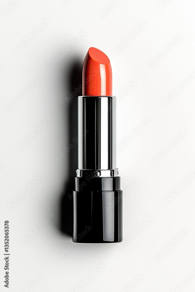 Obraz premium Coral lipstick, close-up (1)