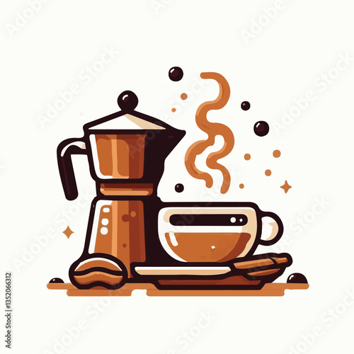 coffee, drink, cafe, espresso, background, cup, beverage, food, caffeine, aroma, mug, morning, hot, breakfast, closeup, black, dark, brown, white, design, mocha, cappuccino, fresh, latte, isolated, br