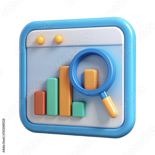 magnifying glass and folder icon