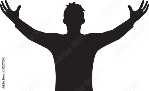 Desperate gesture vector
