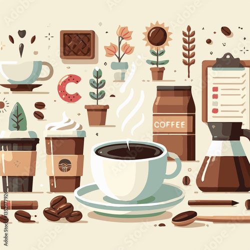coffee, drink, cafe, espresso, background, cup, beverage, food, caffeine, aroma, mug, morning, hot, breakfast, closeup, black, dark, brown, white, design, mocha, cappuccino, fresh, latte, isolated, br