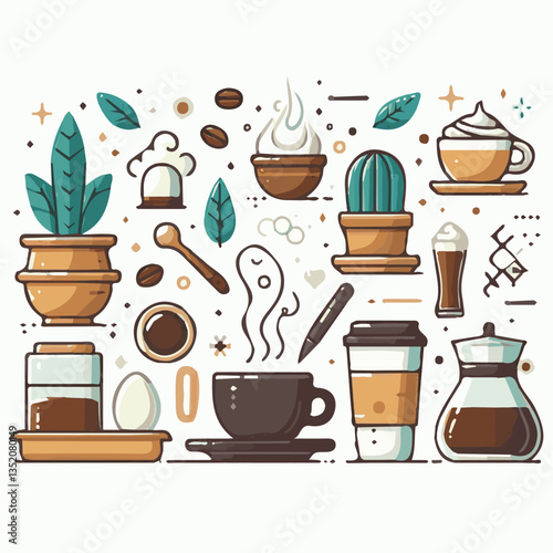 coffee, drink, cafe, espresso, background, cup, beverage, food, caffeine, aroma, mug, morning, hot, breakfast, closeup, black, dark, brown, white, design, mocha, cappuccino, fresh, latte, isolated, br