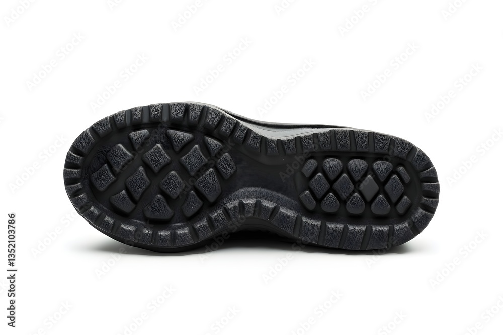 Rubber Shoe Sole Top View isolated on white background Rubber Shoe Sole Top View isolated on white background
