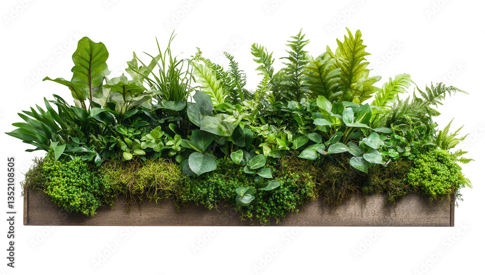various green plants in a wooden planter showcasing a lush natural aesthetic ideal for indoor decor or enhancing living spaces various green plants in a wooden planter showcasing a lush natural aesthetic ideal for indoor decor or enhancing living spaces