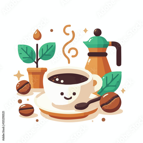 coffee, drink, cafe, espresso, background, cup, beverage, food, caffeine, aroma, mug, morning, hot, breakfast, closeup, black, dark, brown, white, design, mocha, cappuccino, fresh, latte, isolated, br