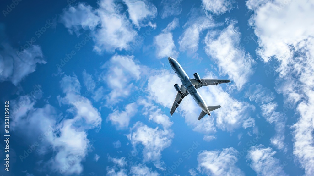 Clean outline of an airplane flying in the sky, with clouds in the background, symbolizing air travel. Clean outline of an airplane flying in the sky, with clouds in the background, symbolizing air travel.