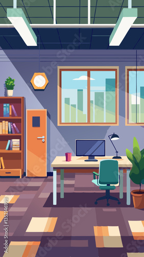 interior of a modern office