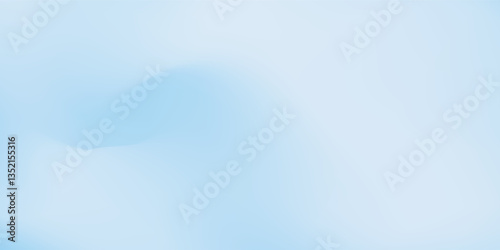 Aesthetic clear blue sky set. Summer season blue pastel colored vertical vector banner. Blurred sky gradient background. Simple soft
