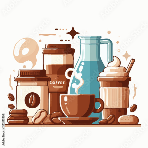 drink, coffee, cup, beverage, espresso, cafe, mug, morning, aroma, background, hot, food, breakfast, caffeine, design, closeup, dark, brown, black, restaurant, mocha, icon, vector, break, cappuccino, 