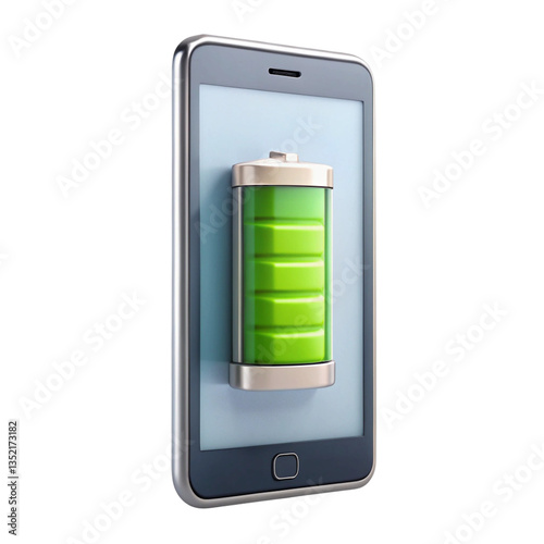 green mobile phone
