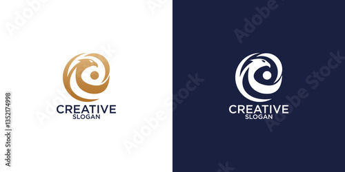 Eagle Bird Logo Vector Template. Business Logo Concept
