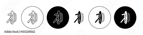 teleport icon editable vector set