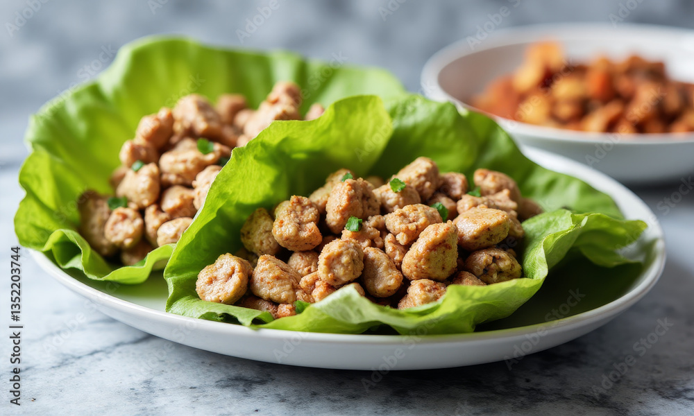Chicken Lettuce Rolls Chicken Lettuce Rolls