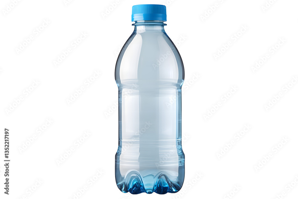 Naklejka premium Clear Plastic Water Bottle