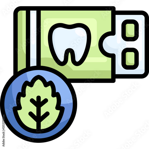 Chewing Gum line filled icon