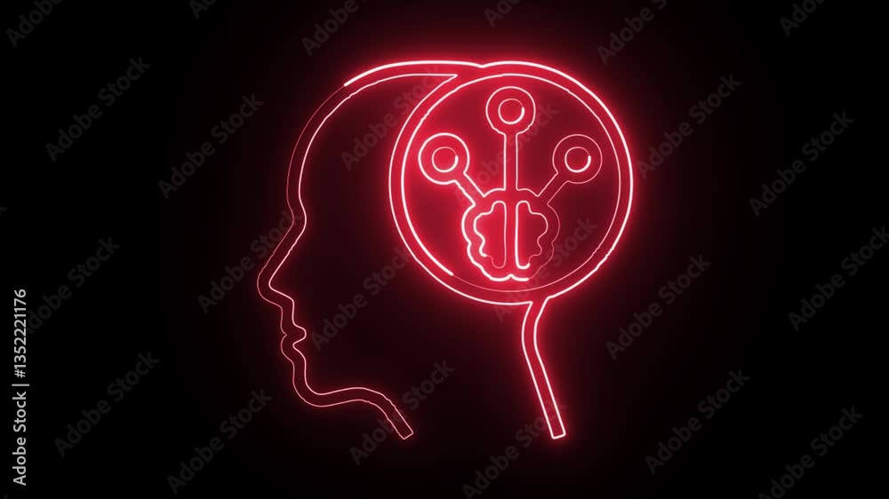logical thinking free icon isolated on black background HD video motion graphic animation logical thinking free icon isolated on black background HD video motion graphic animation