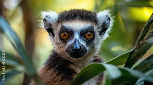 a cute ring-tailed lemur 