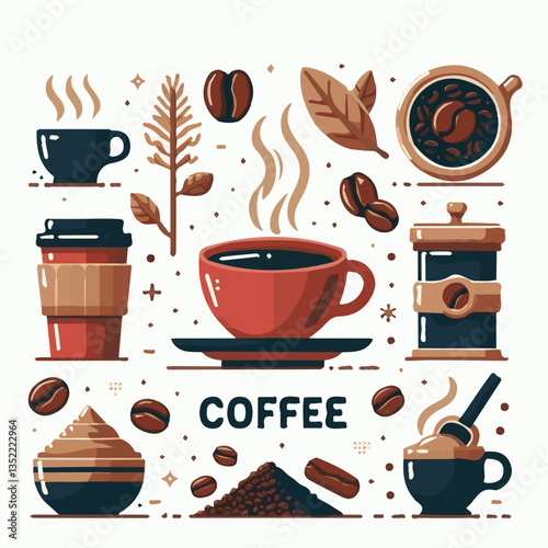 drink, coffee, cup, beverage, espresso, cafe, mug, morning, aroma, background, hot, food, breakfast, caffeine, design, closeup, dark, brown, black, restaurant, mocha, icon, vector, break, cappuccino, 