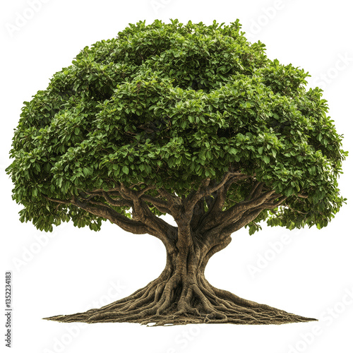 Wide Tree with Spreading Branches