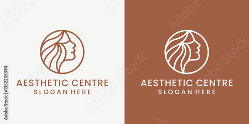 beauty spa and aesthetic center logo designs