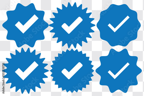 Vector Blue Verified Badge