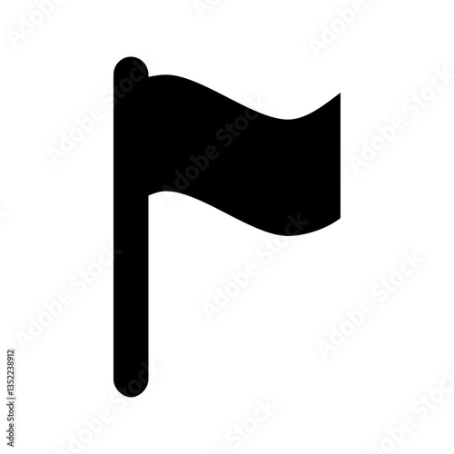 Flag icon. sign for mobile concept and web design. vector illustration