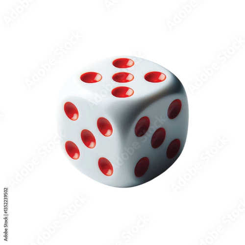 Dice With Red Dots for game