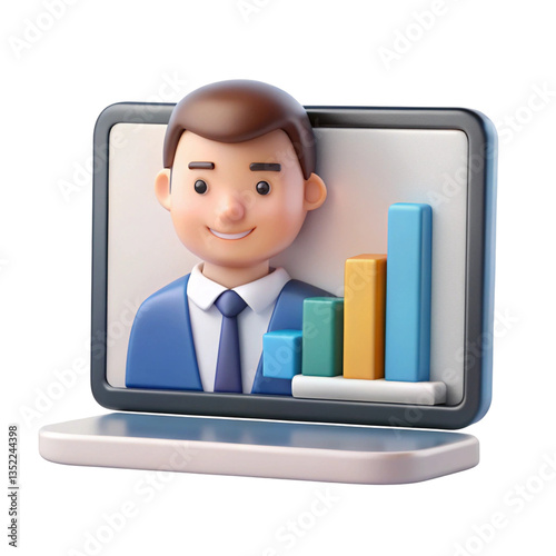 businessman with tablet