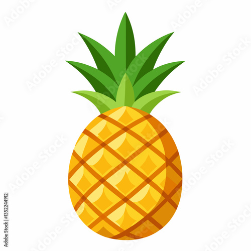 vector illustration of pineapple
