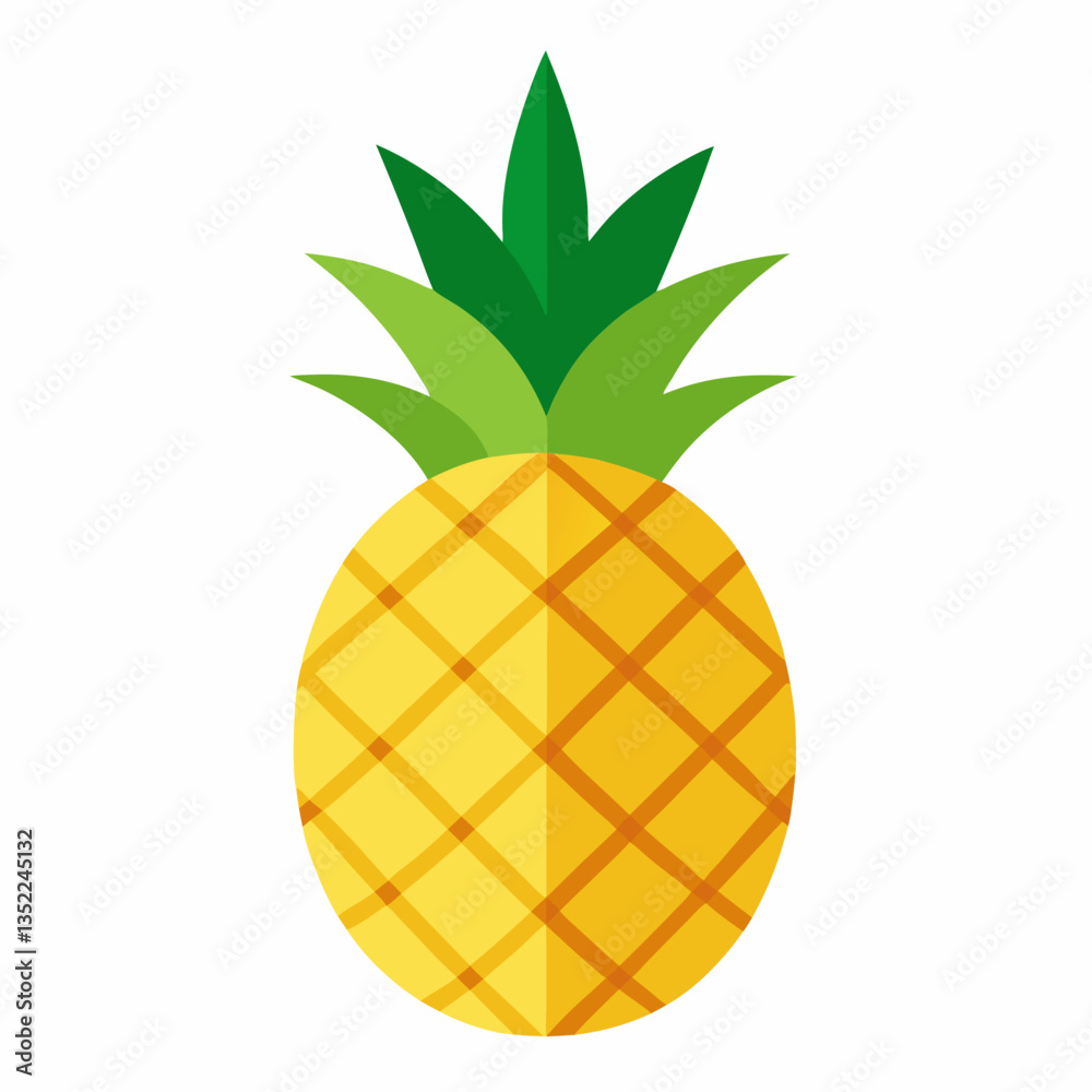 vector illustration of pineapple