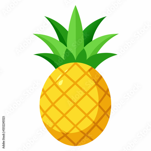 vector illustration of pineapple