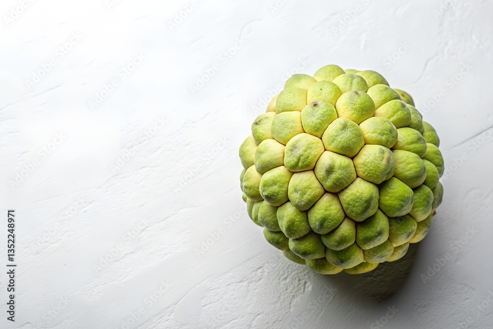 Fototapeta premium Sugar Apple on a White Background