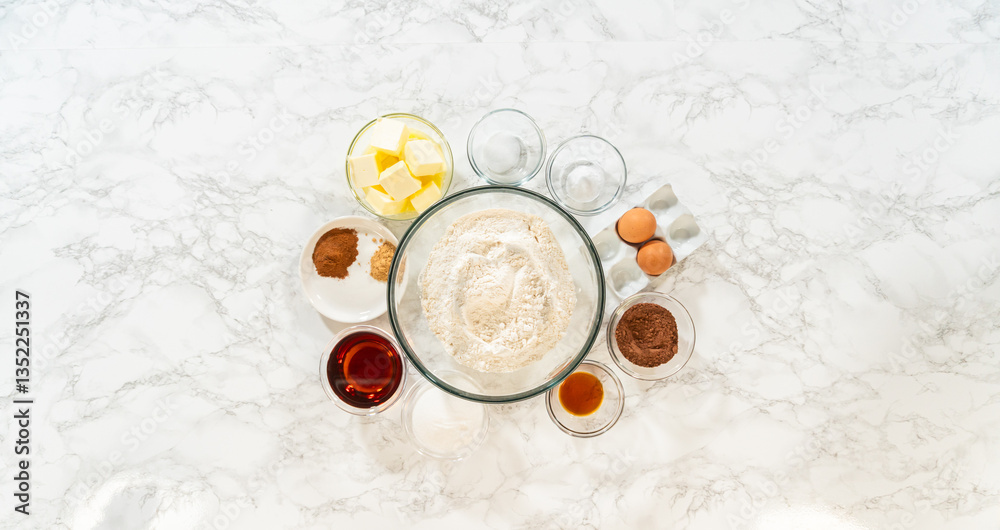 Chocolate Ginger Sugar Cookie Dough for Baking Chocolate Ginger Sugar Cookie Dough for Baking