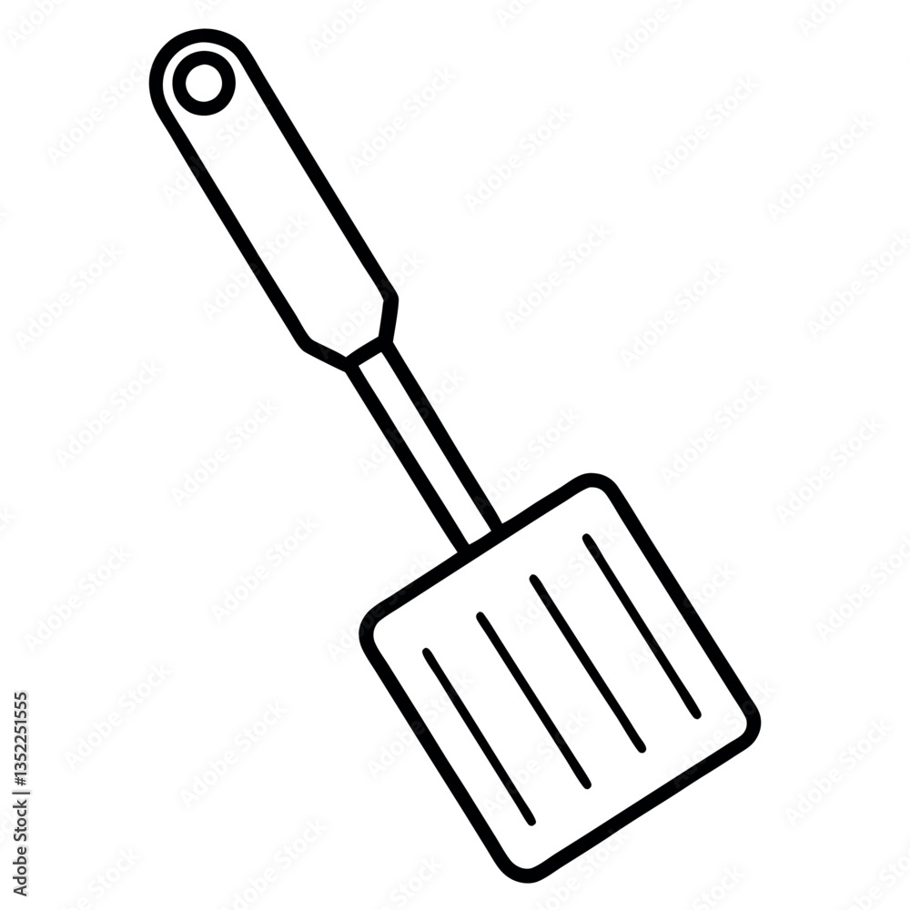 Spatula icon. Spatula icon.