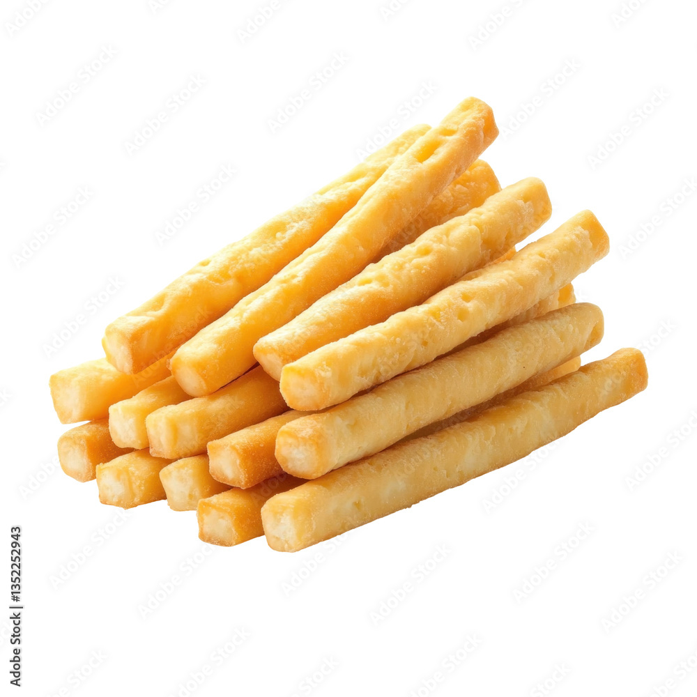 A pile of tasty cheese sticks A pile of tasty cheese sticks