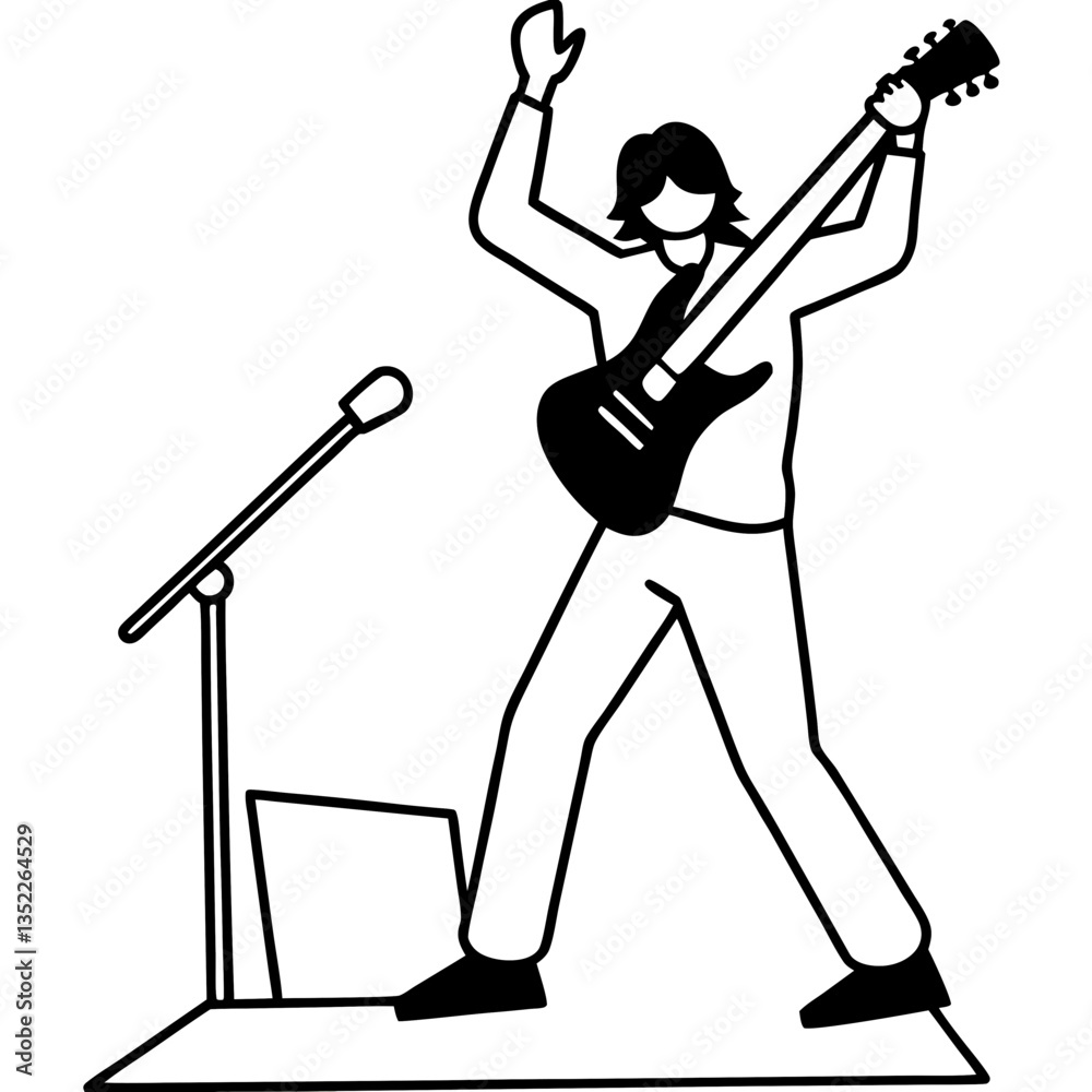 man singing a song man singing a song