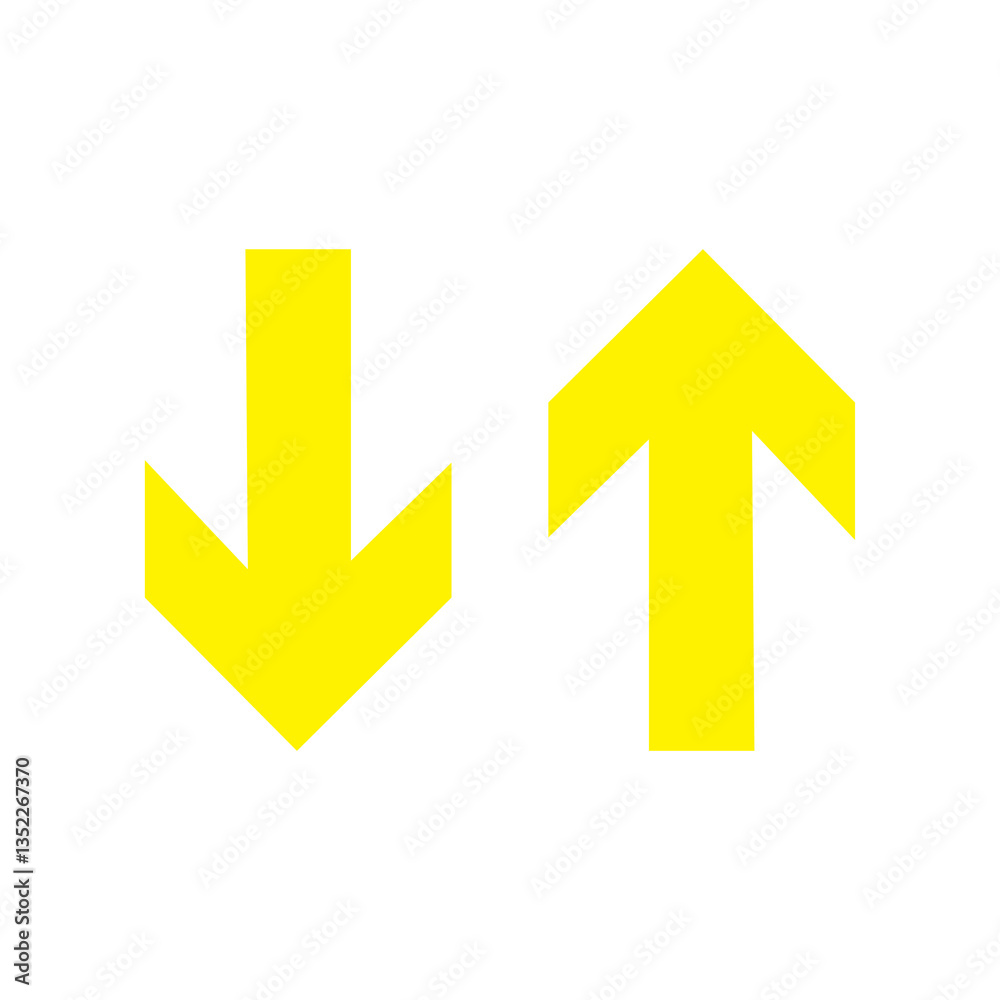 up down arrow sign