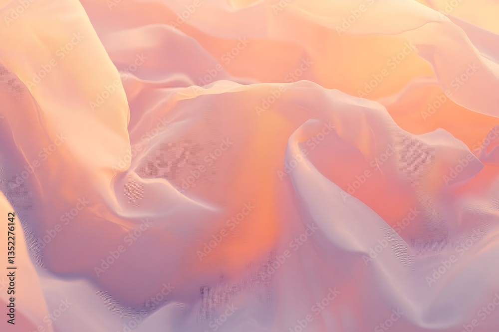 Obraz premium Soft Pastel Fabric Texture Background